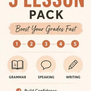 GCSE Spanish Boost Package (5 Lessons)